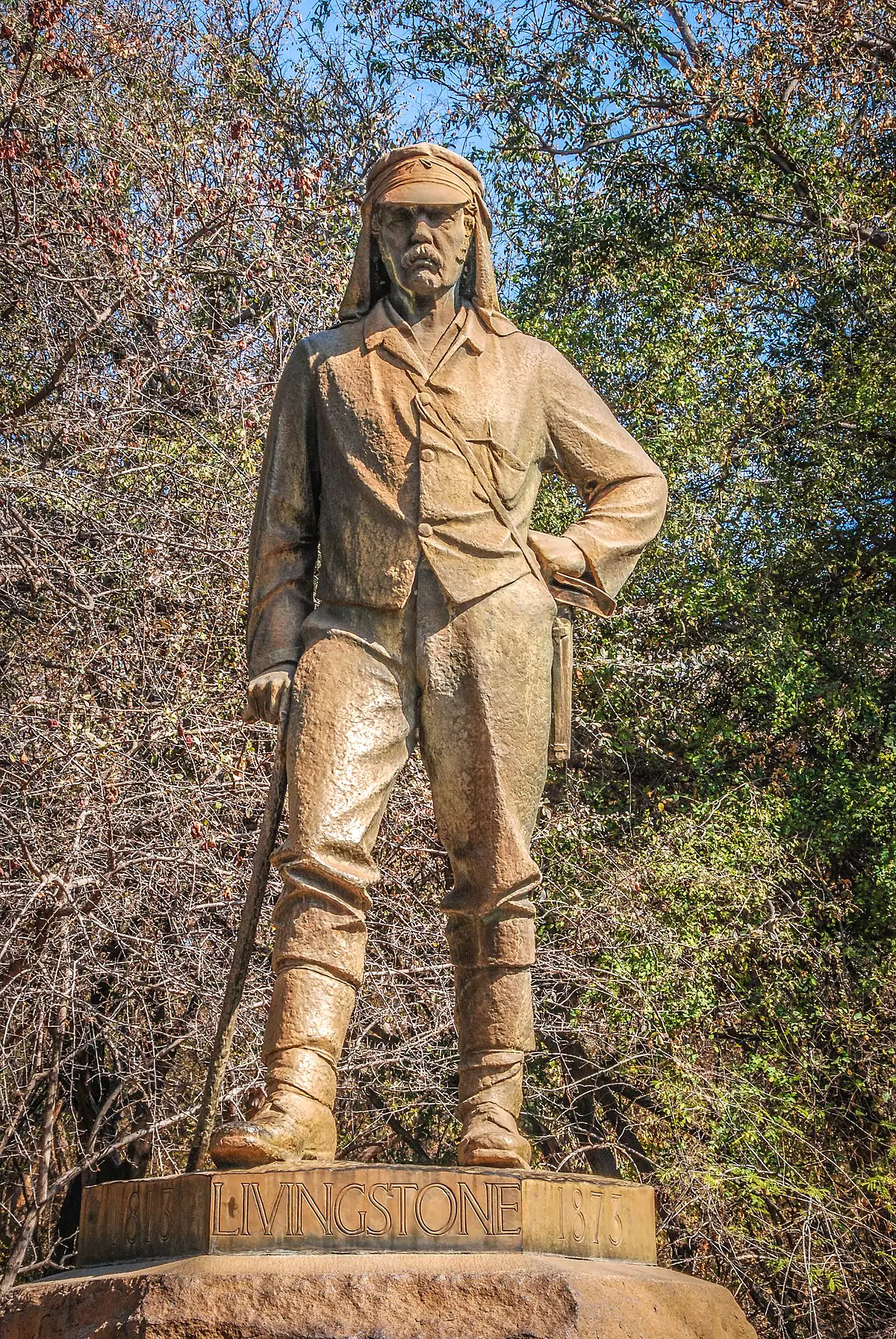 Statue of David Livingstone &#038; Victoria Falls, Safari World Tours