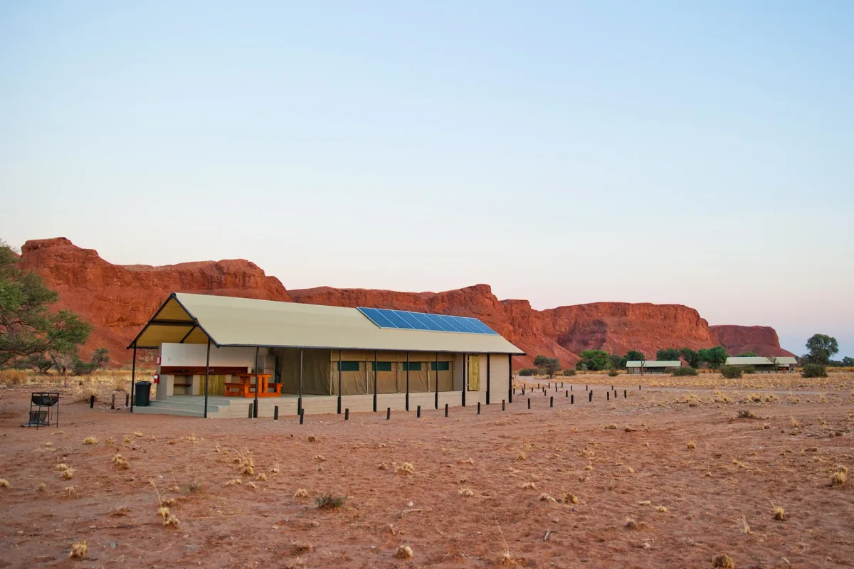 Namib-Wüstencampingplatz