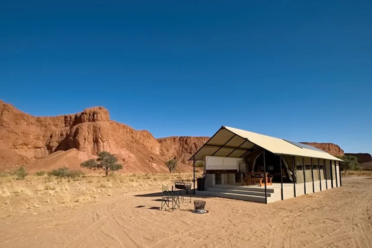 Namib-Wüstencampingplatz