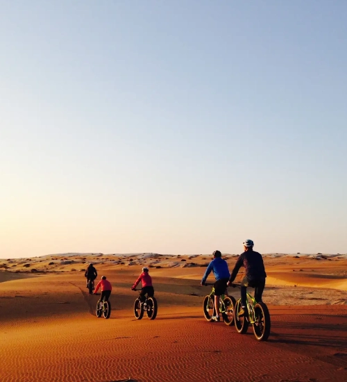 Cycling In Desert Cycling In Desert