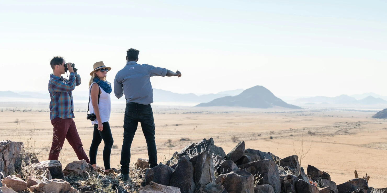 Hiking in Namibia