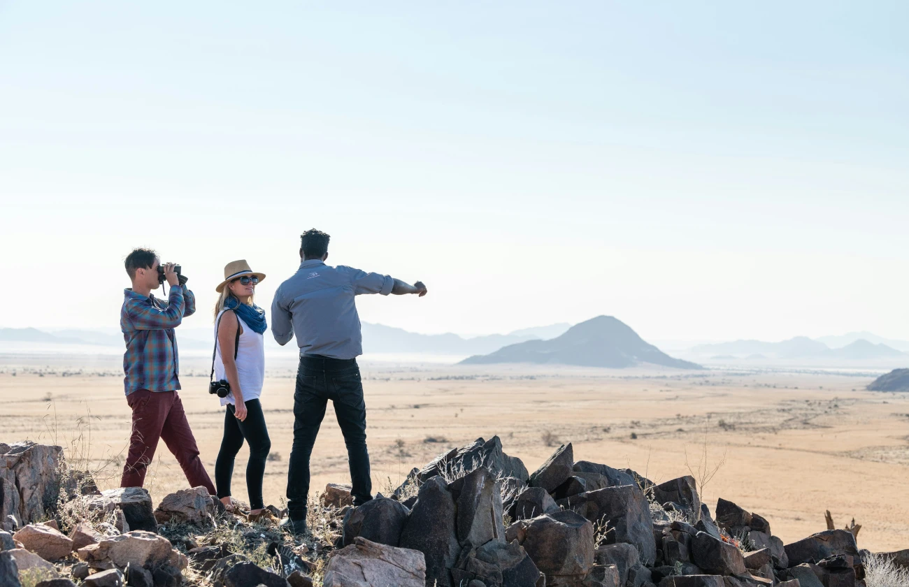 Hiking in Namibia