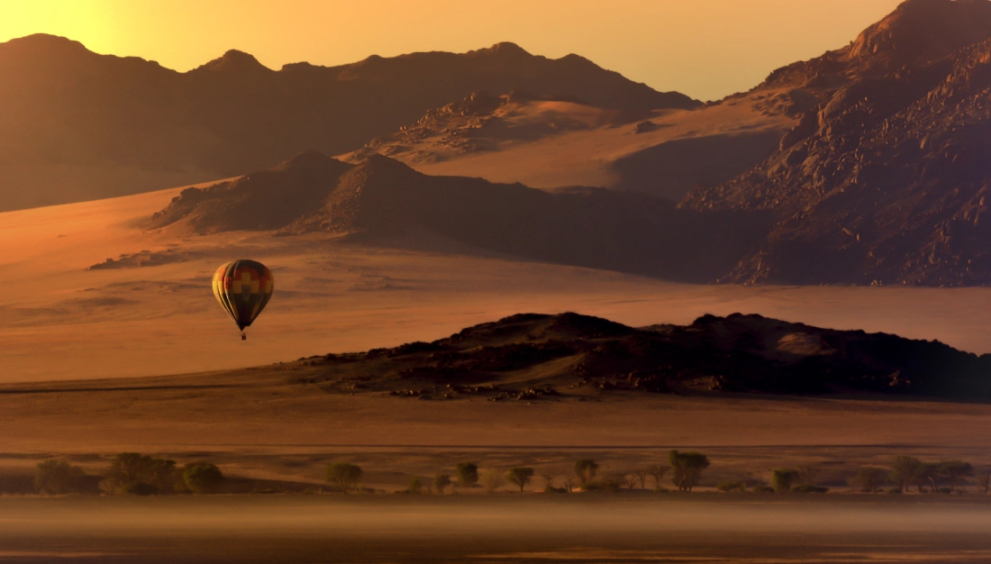 Over Namibia’s Ancient Desert Landscape Over Namibia’s Ancient Desert Landscape
