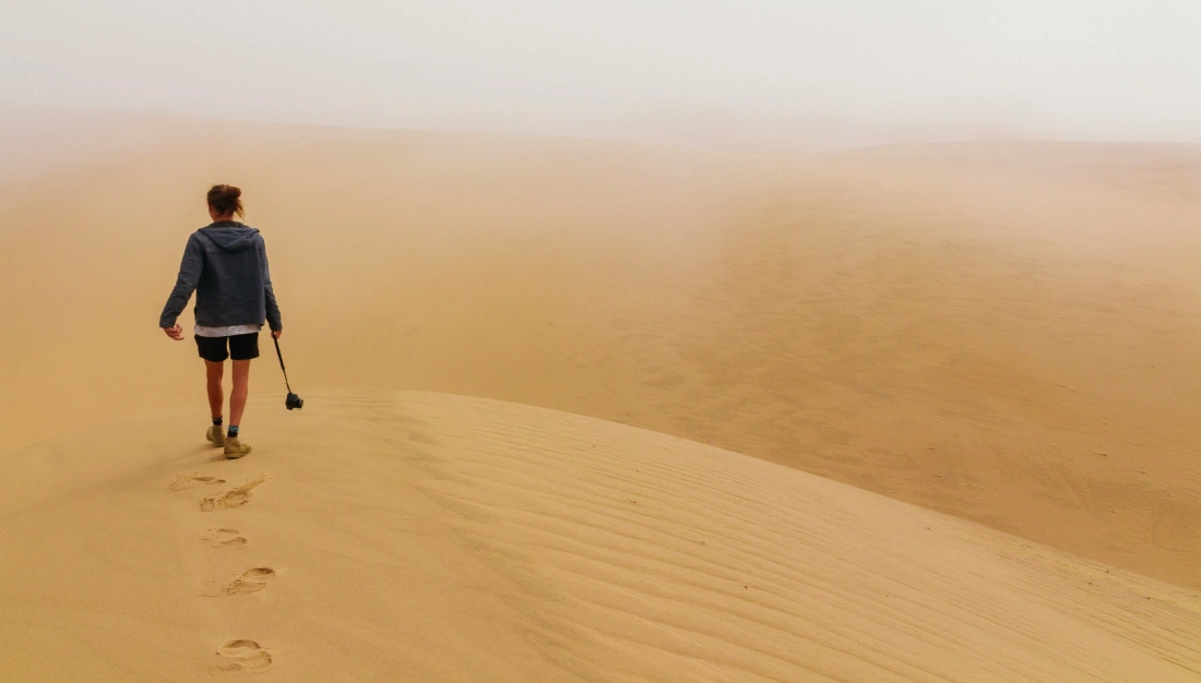 Walking Across the Desert Walking Across the Desert