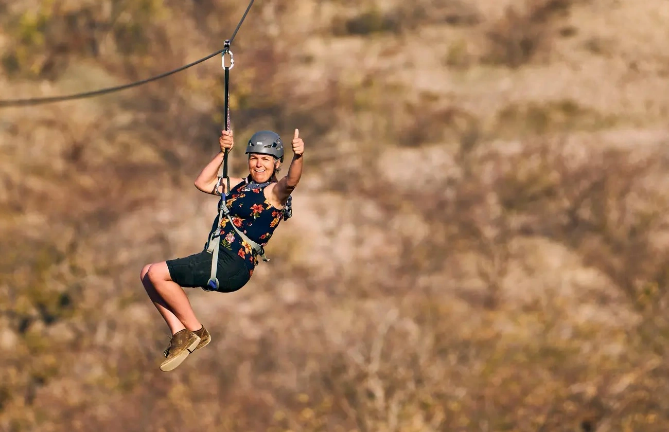 ziplining